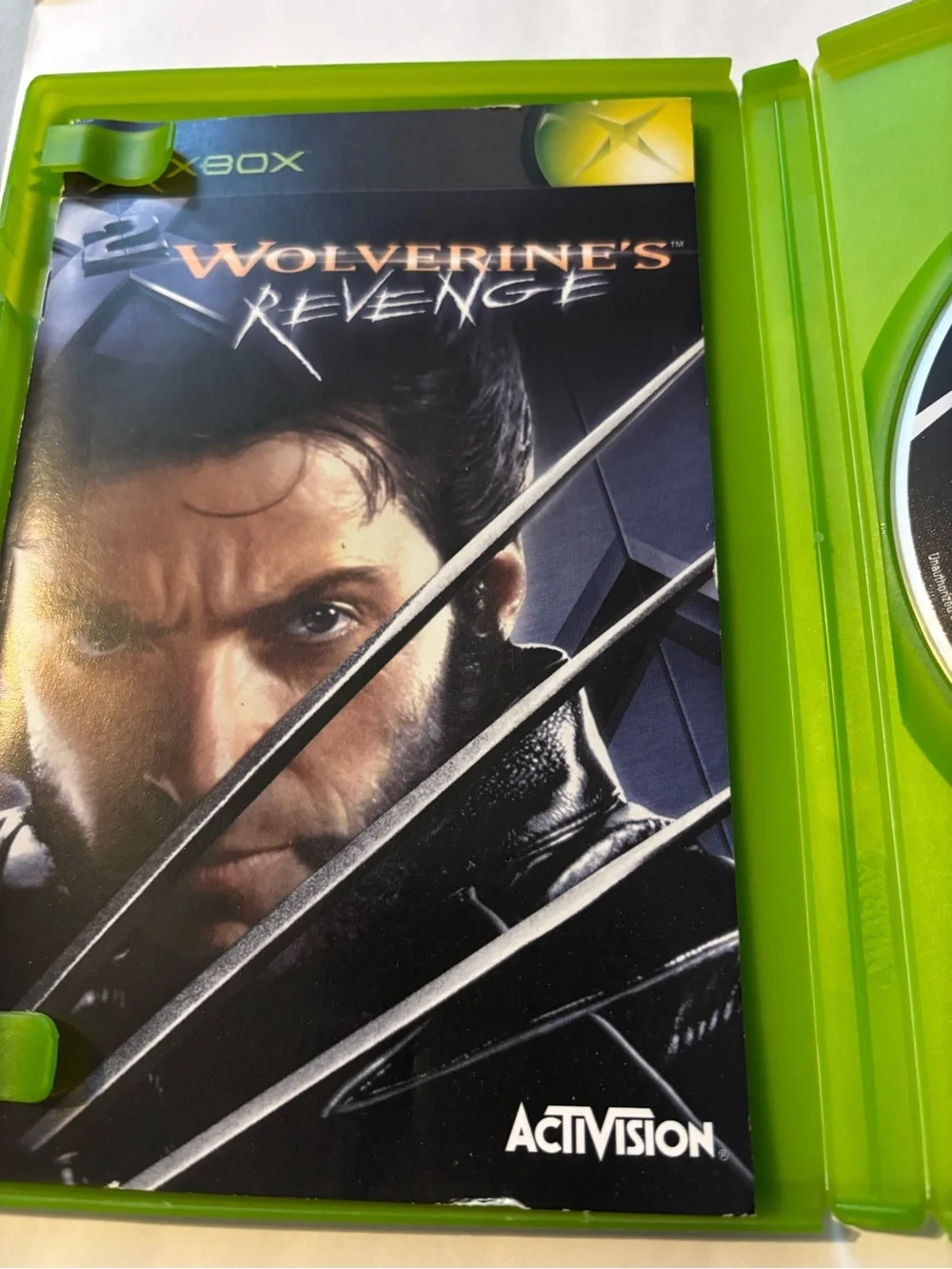 Xbox Wolverine's Revenge CIB
